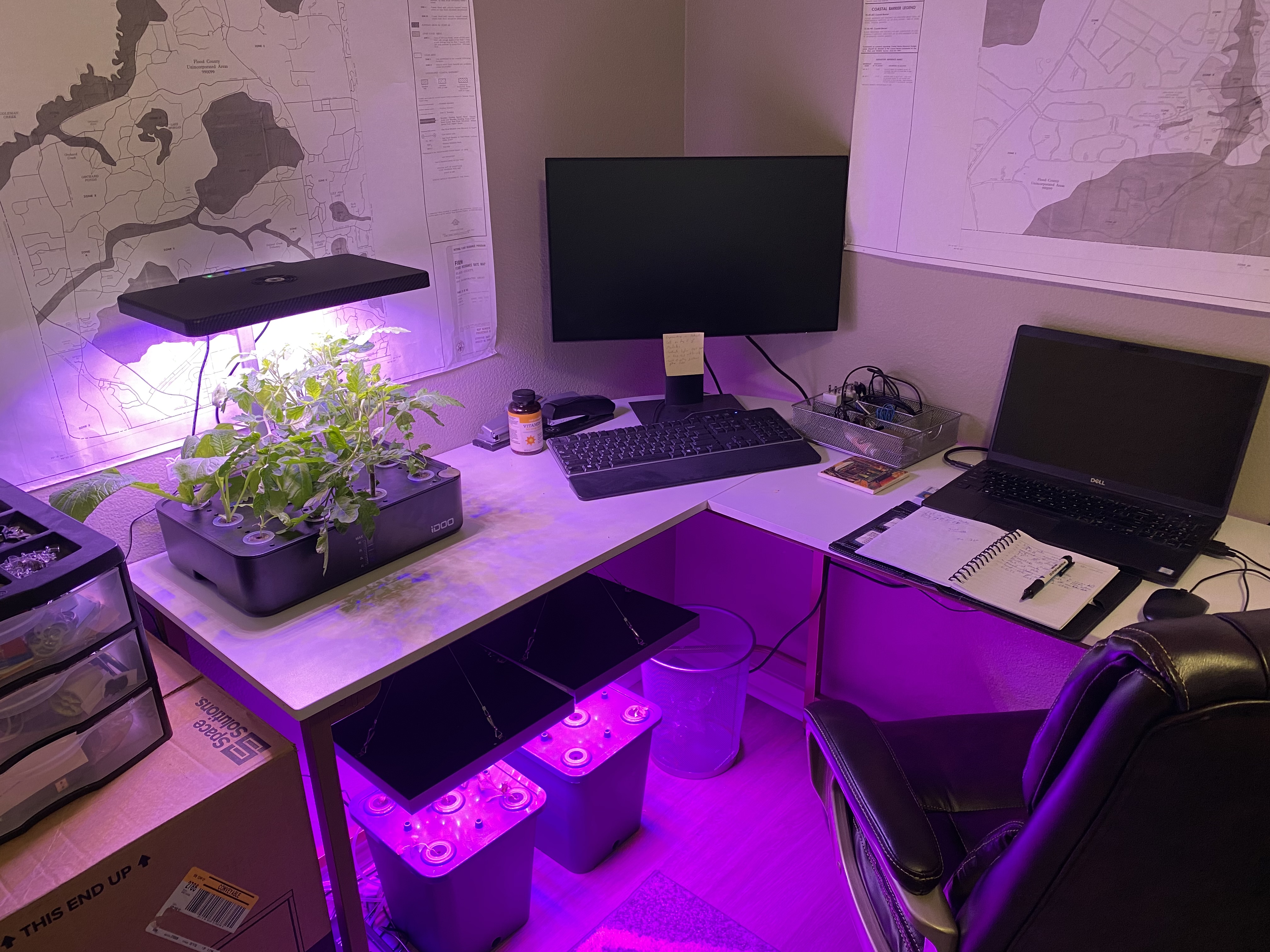 home office hydroponics