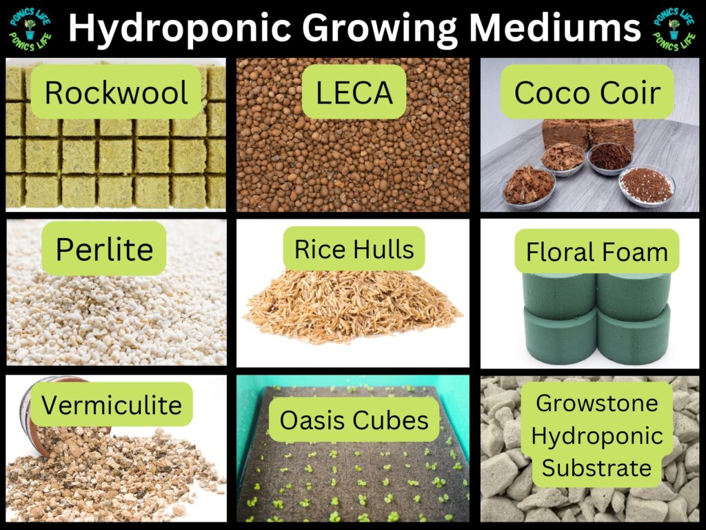 growing mediums used in hydroponics