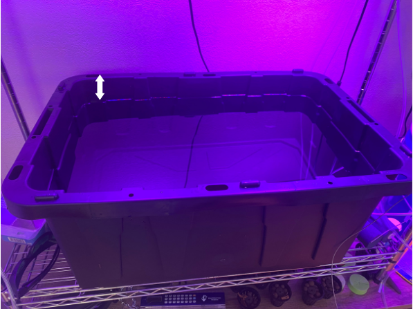 hydroponic reservoir