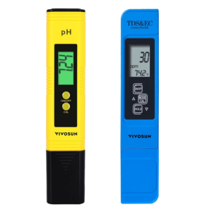 🌊 Digital pH and TDS Meter Kits | High Accuracy 3-In-1 Water Quality Tester for Hydroponics, Pools & Aquariums